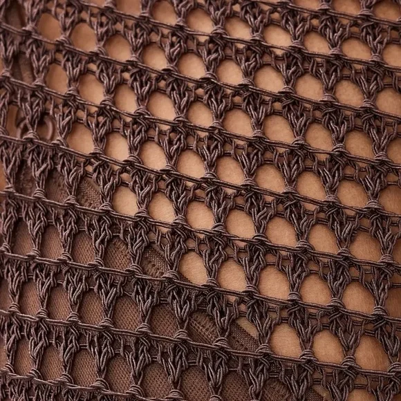 🤎NWT STAUD Lorena Brown Dress